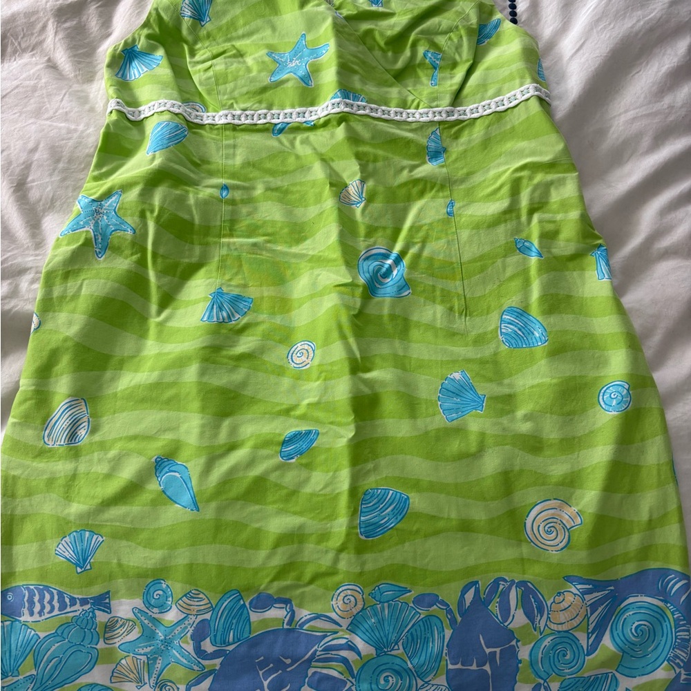 Lilly Pulitzer Maternity Dress, Low Tide, size MM